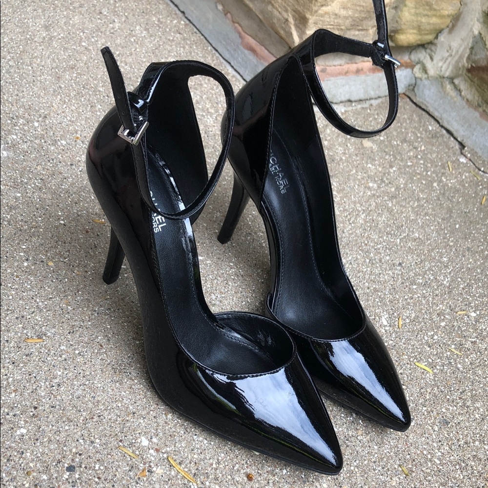 Michael Kors Strappy Black Stiletto Heels